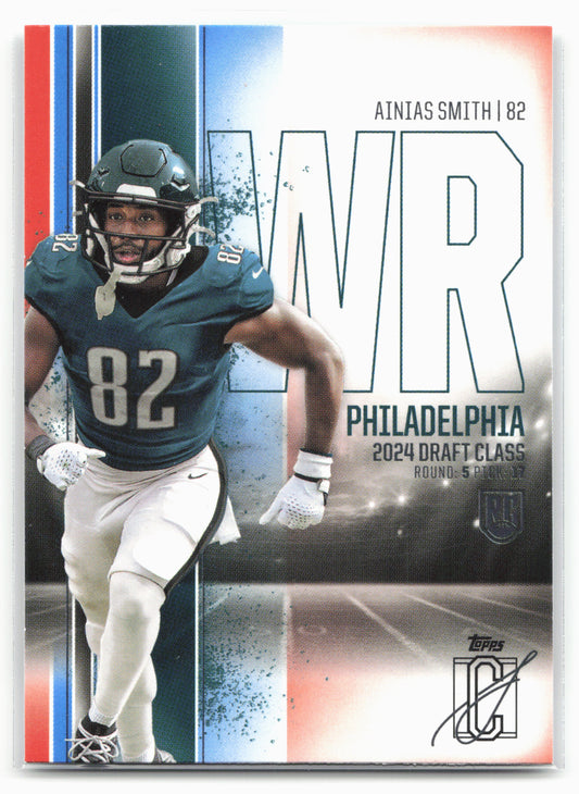 2024 Topps Signature Class #168 Ainias Smith Blue & Orange