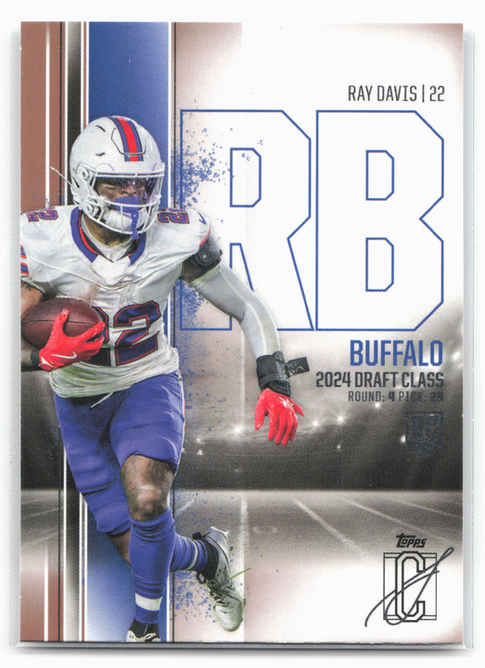 2024 Topps Signature Class #75 Ray Davis Bronze
