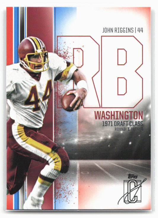 2024 Topps Signature Class #60 John Riggins Blue & Orange