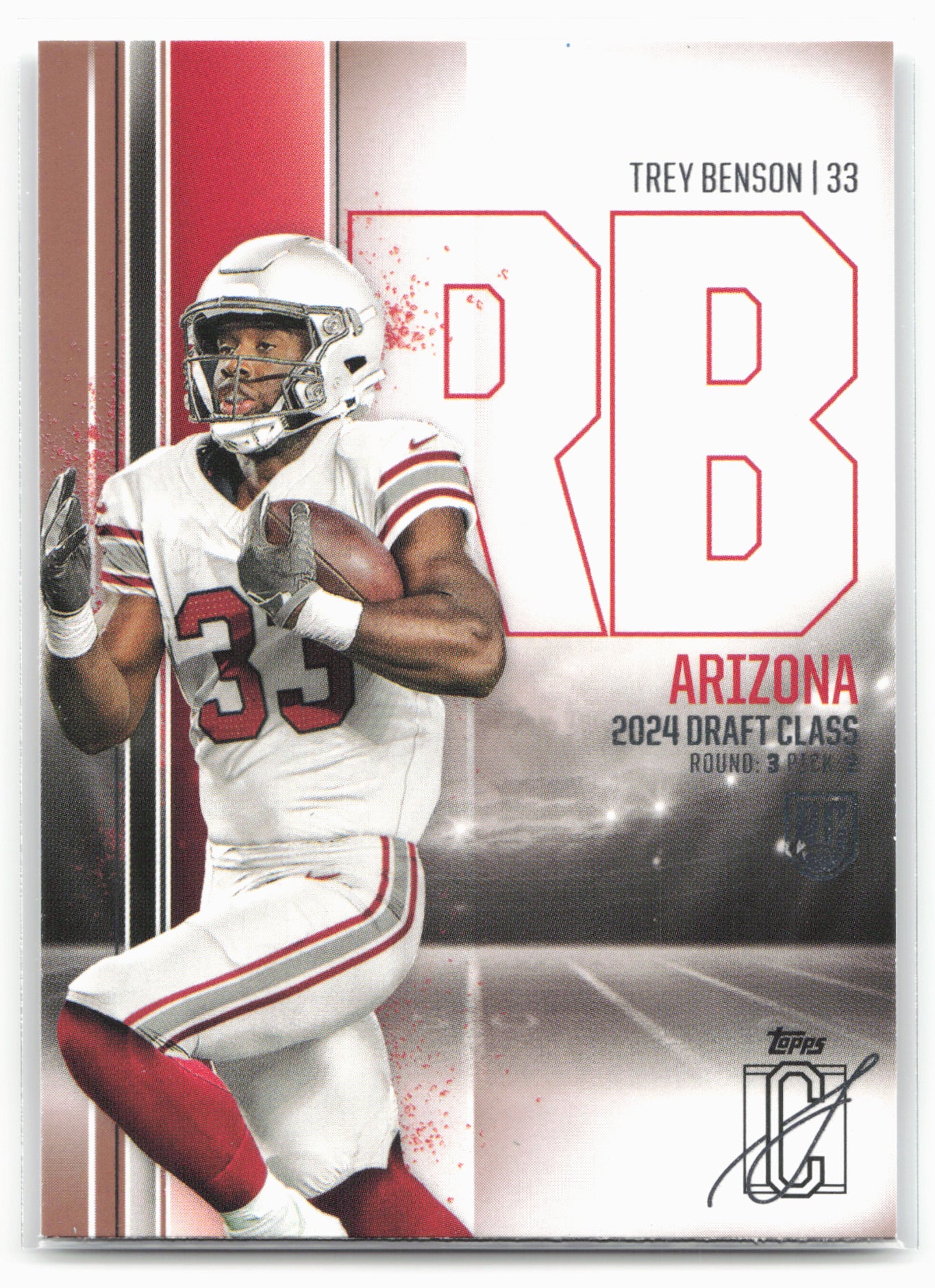2024 Topps Signature Class #62 Trey Benson Bronze