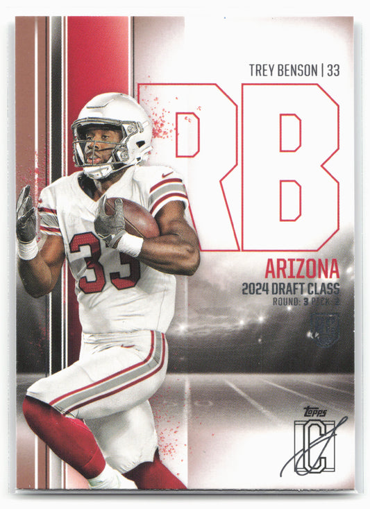 2024 Topps Signature Class #62 Trey Benson Bronze