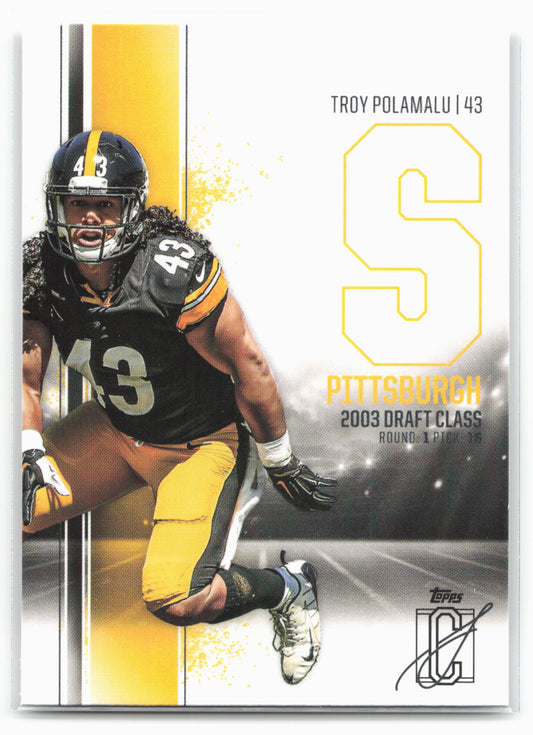 2024 Topps Signature Class #46 Troy Polamalu