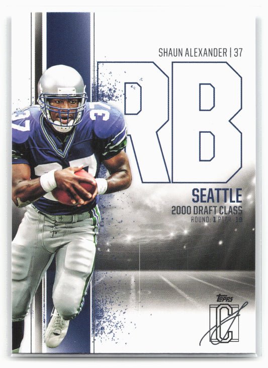 2024 Topps Signature Class #57 Shaun Alexander