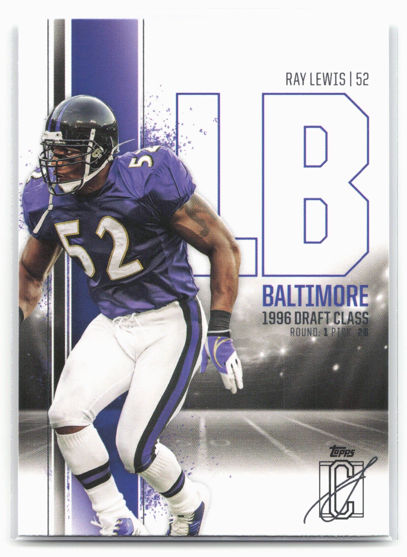 2024 Topps Signature Class #3 Ray Lewis