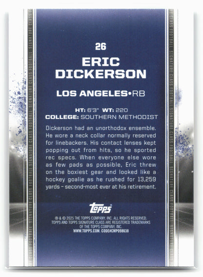 2024 Topps Signature Class #26 Eric Dickerson