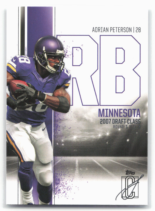 2024 Topps Signature Class #31 Adrian Peterson
