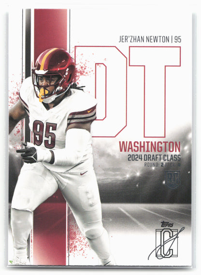 2024 Topps Signature Class #196 Jer'Zhan Newton