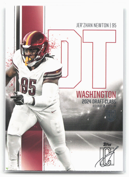 2024 Topps Signature Class #196 Jer'Zhan Newton