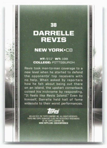 2024 Topps Signature Class #38 Darrelle Revis