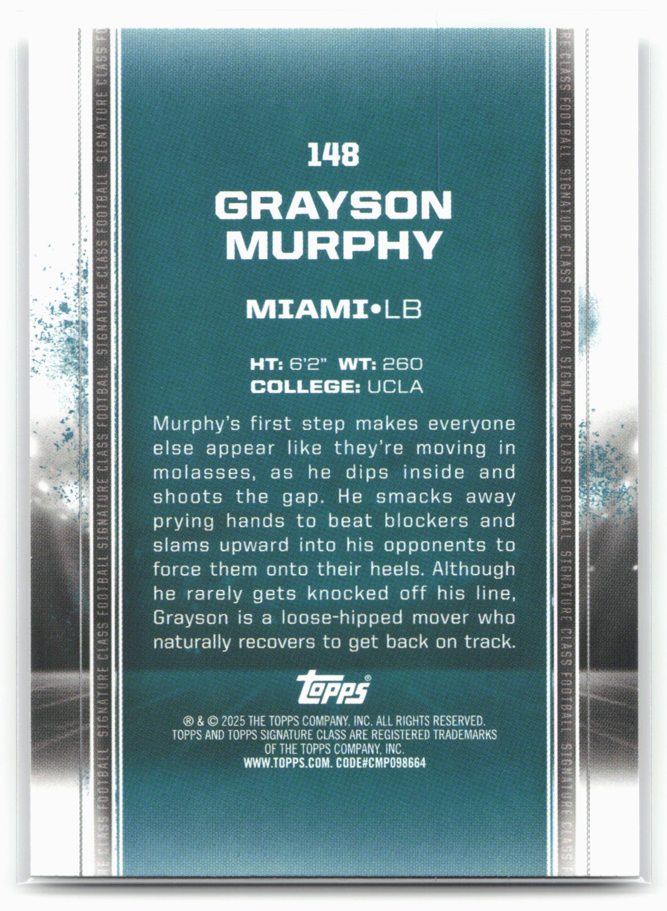 2024 Topps Signature Class #148 Grayson Murphy