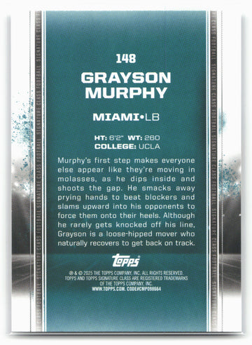 2024 Topps Signature Class #148 Grayson Murphy