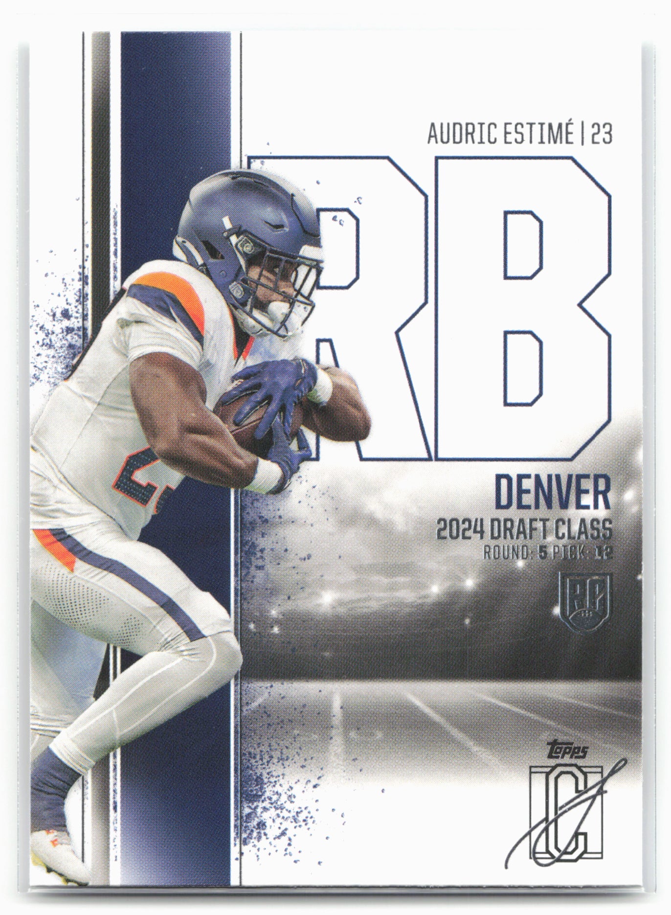 2024 Topps Signature Class #103 Audric Estimé