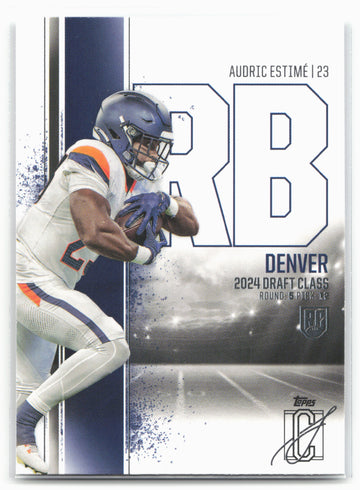 2024 Topps Signature Class #103 Audric Estimé