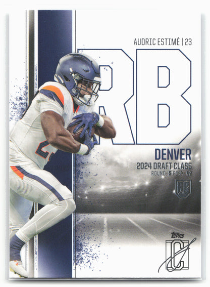 2024 Topps Signature Class #103 Audric Estimé