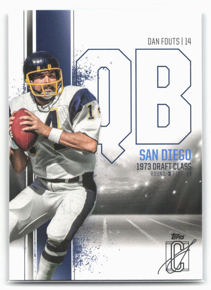 2024 Topps Signature Class #52 Dan Fouts