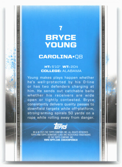 2024 Topps Signature Class #7 Bryce Young