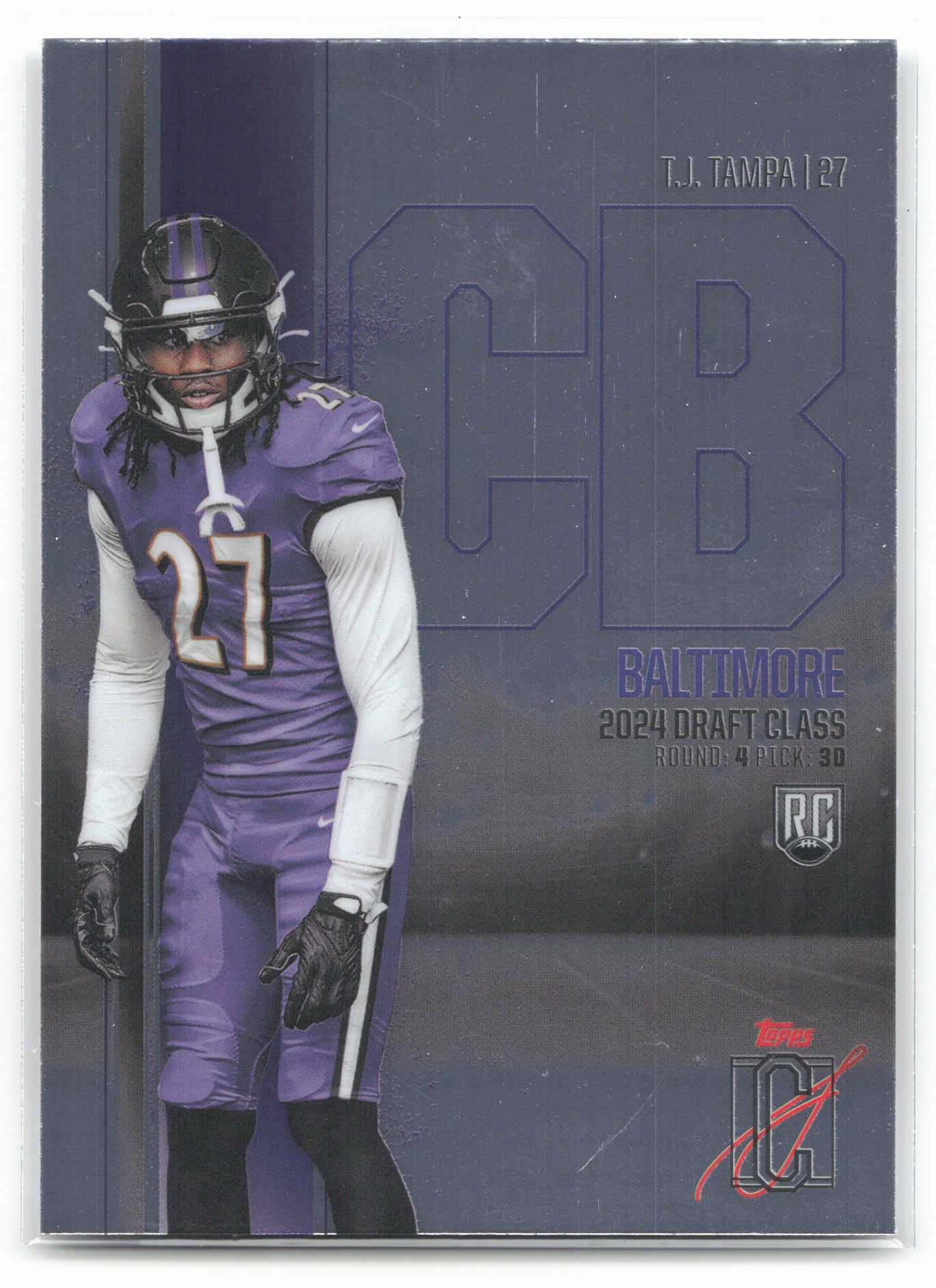 2024 Topps Signature Class #RCV-10 T.J. Tampa Base Rookies Chrome Variation