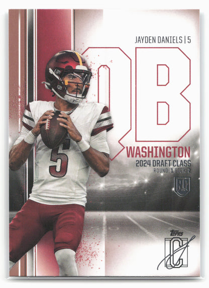2024 Topps Signature Class #194 Jayden Daniels Bronze