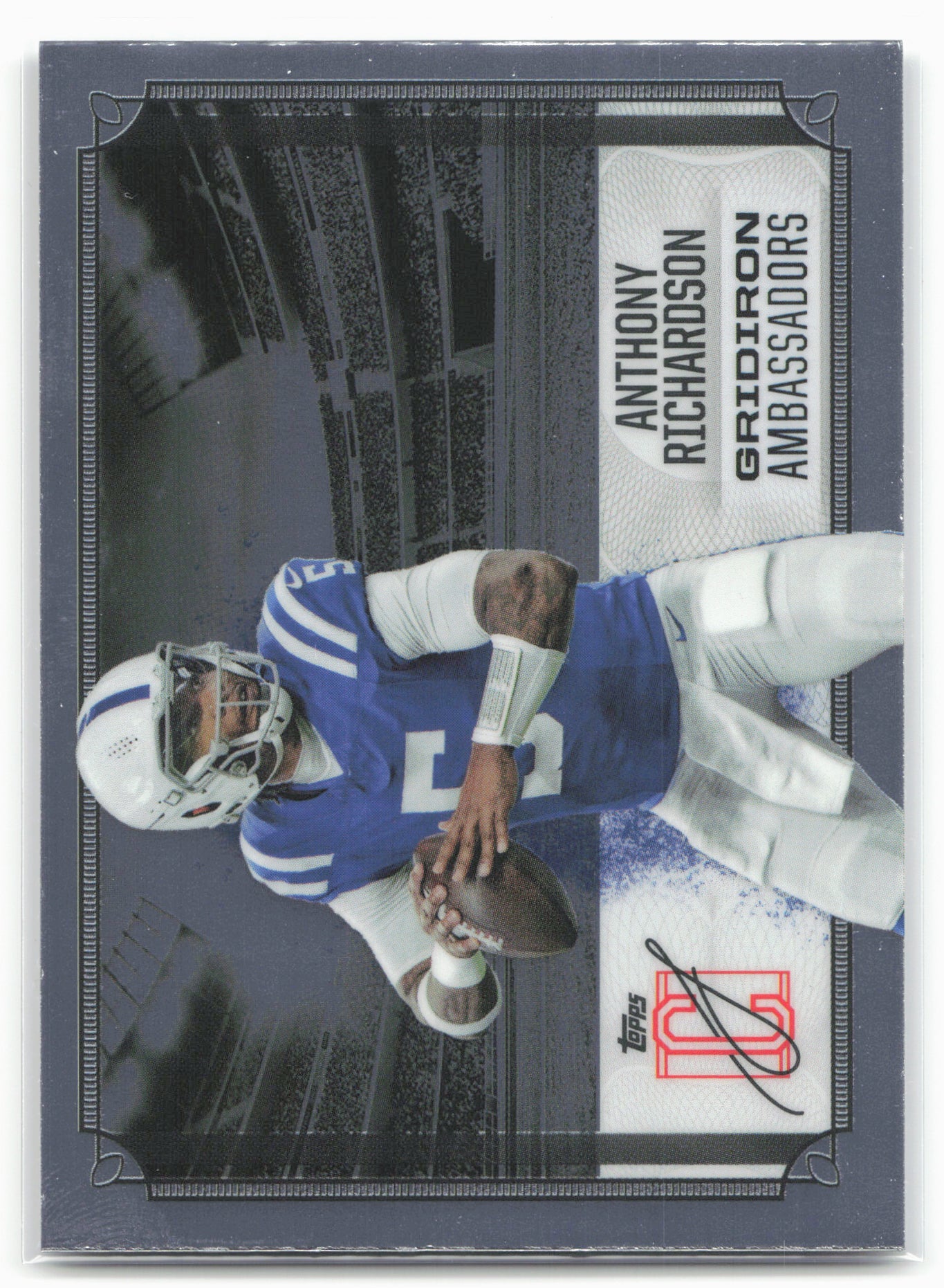 2024 Topps Signature Class #GA-16 Anthony Richardson Gridiron Ambassadors
