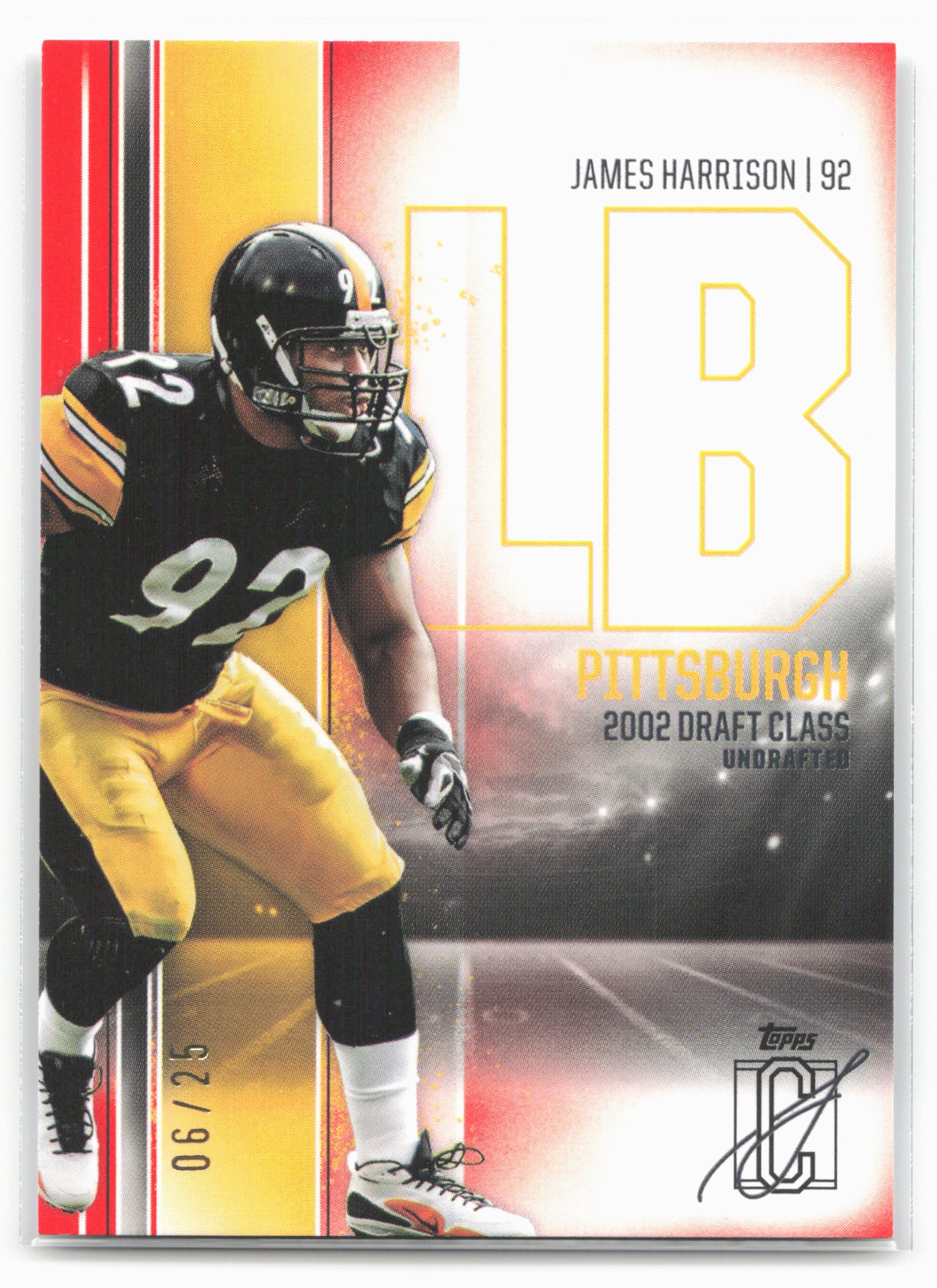 2024 Topps Signature Class #48 James Harrison Red