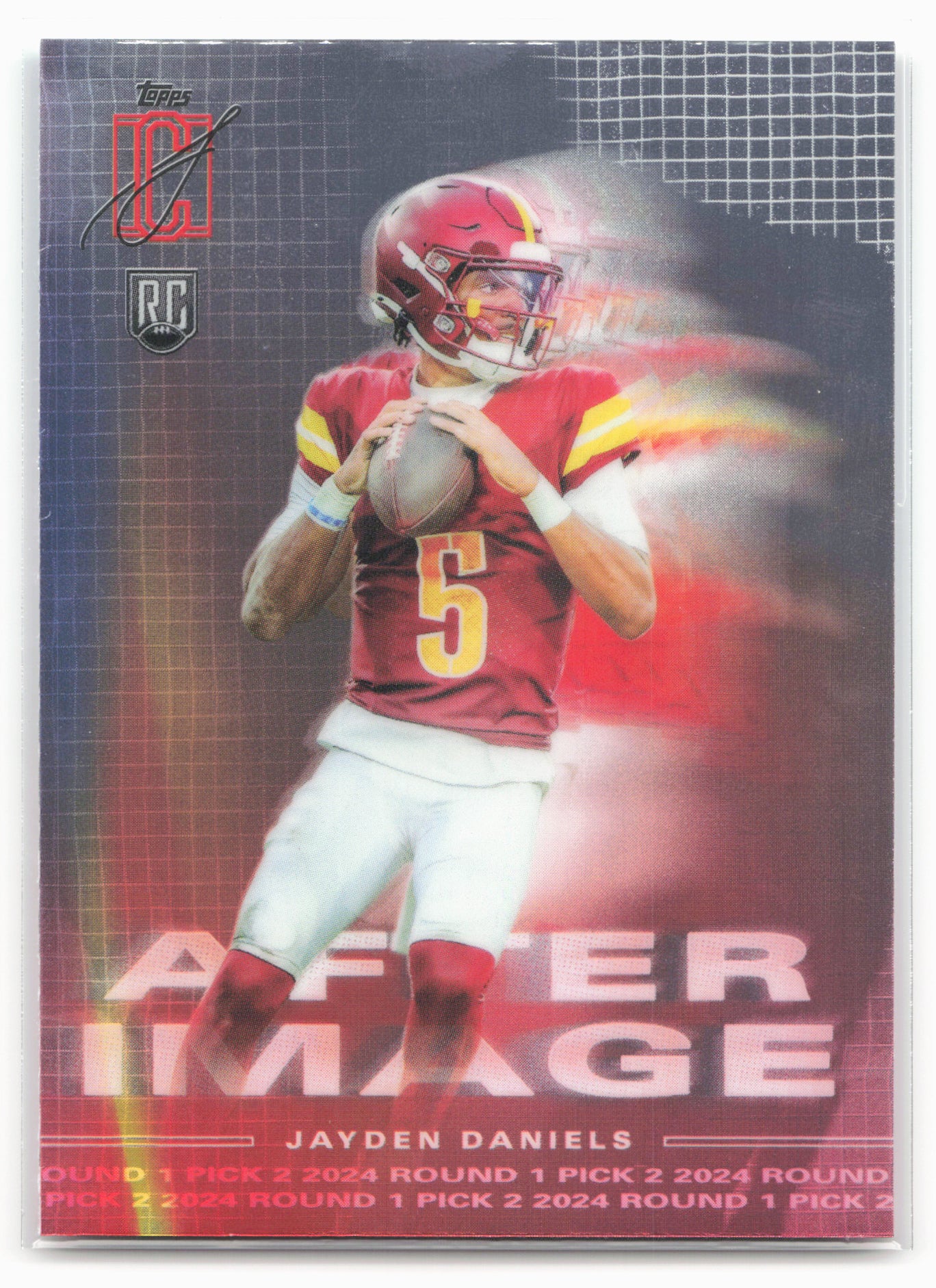 2024 Topps Signature Class #AI-7 Jayden Daniels After Image