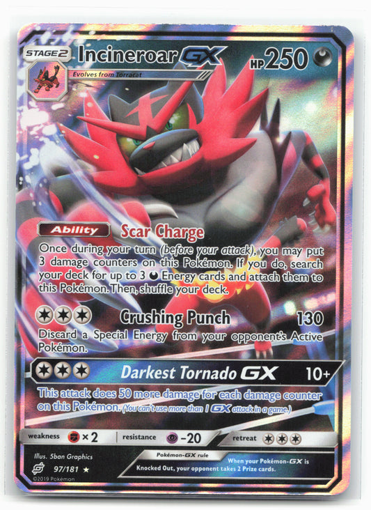 SM - Team Up #97/181 Incineroar GX Holo - 17597