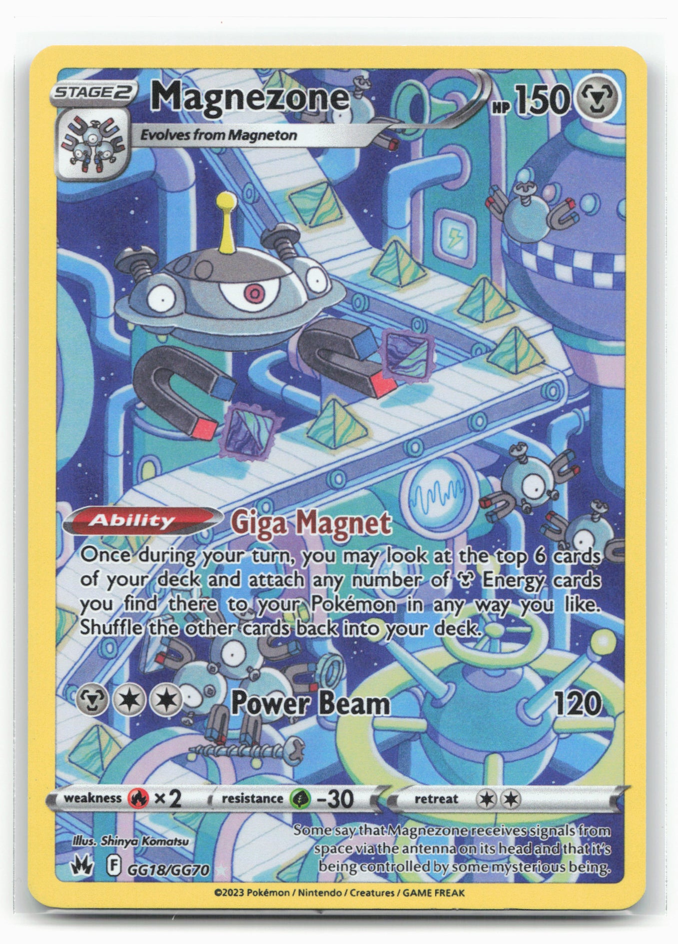 Crown Zenith: Galarian Gallery #GG18/GG70 Magnezone Holo 17602