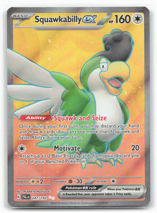 SV02: Paldea Evolved #247/193 Squawkabilly ex Holo 17610