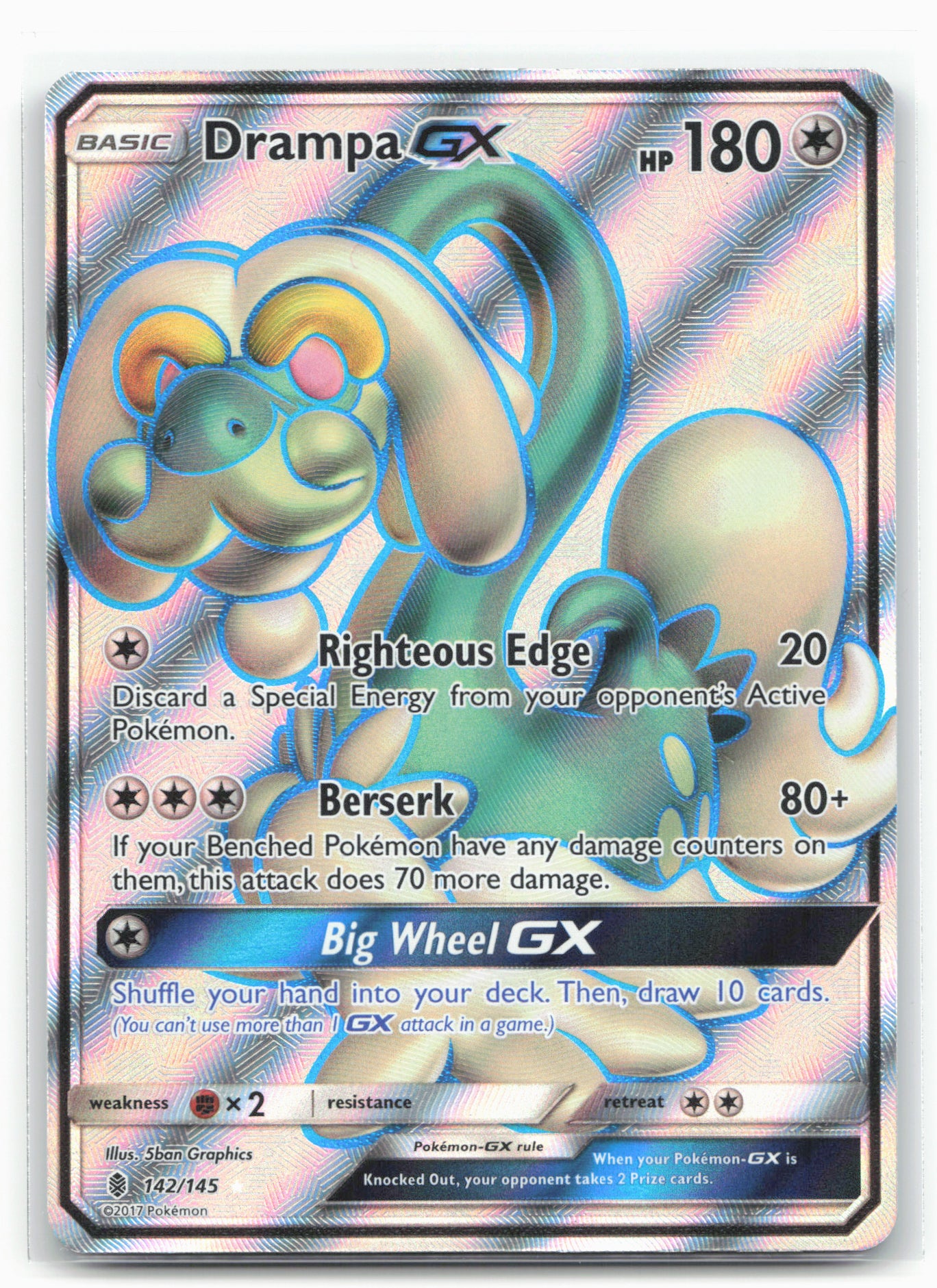 SM - Guardians Rising #160/145 Drampa GX