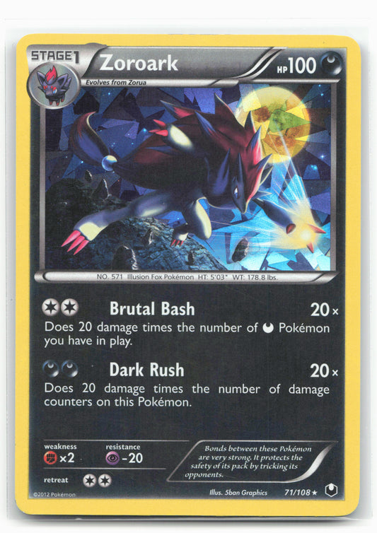 Dark Explorers #71/108 Zoroark Cracked Ice Holo 17617