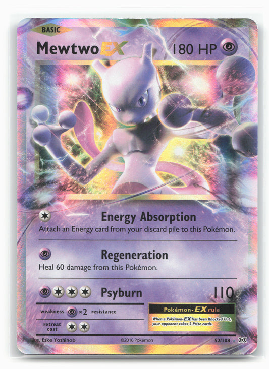 XY - Evolutions #52/108 Mewtwo EX Holo 17618