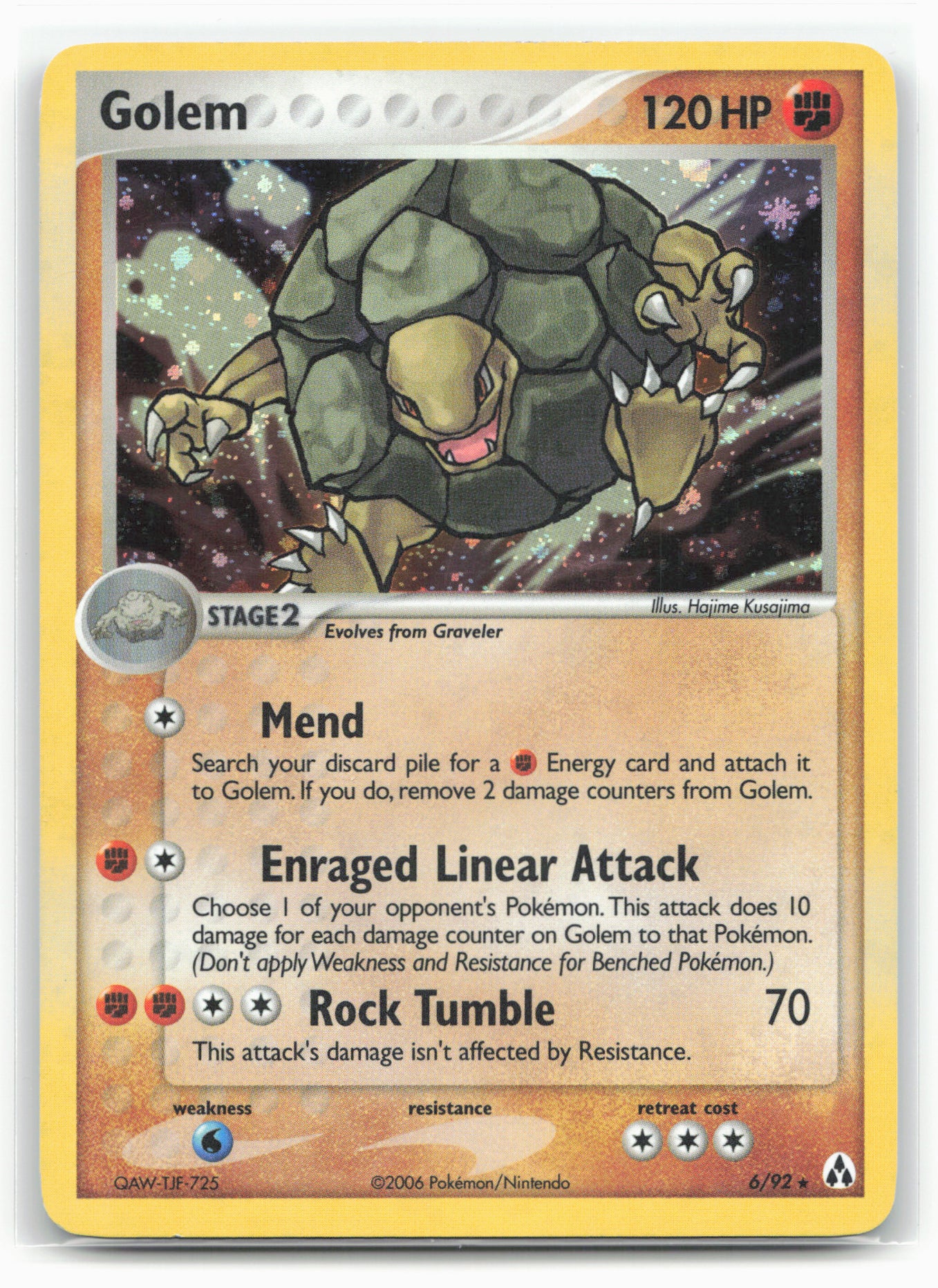 Legend Maker #6/92 Golem Holo 17619