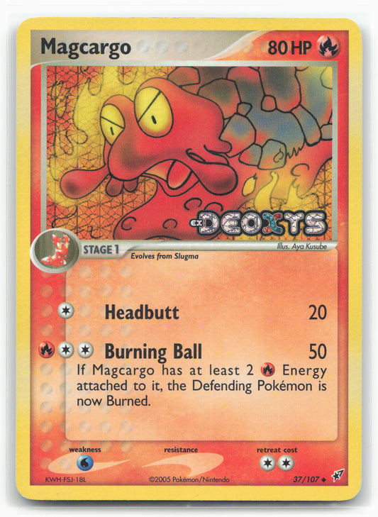 Deoxys #37/107 Magcargo Holo Stamped 17629