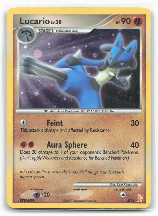 DP Trainer Kit: Manaphy & Lucario #3/11 Lucario Holo 17632