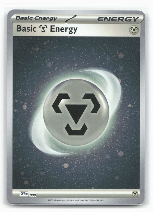 SV01: Scarlet & Violet Base Set #008 Basic Metal Energy (Cosmos Holo) Holo 17640