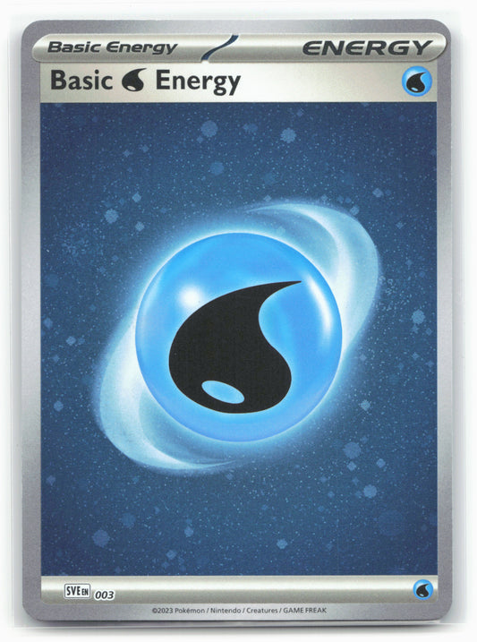 SV01: Scarlet & Violet #003 Basic Water Energy (Cosmos Holo)