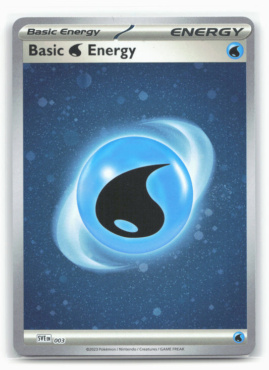 SV01: Scarlet & Violet Base Set #003 Basic Water Energy (Cosmos Holo) Holo 17645