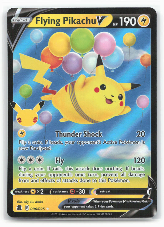 Celebrations #006/025 Flying Pikachu V 17648 Holo