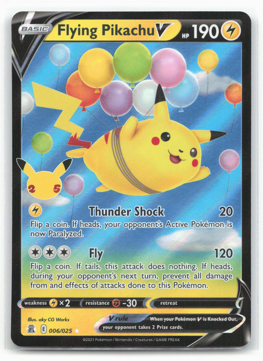 Celebrations #006/025 Flying Pikachu V 17649 Holo