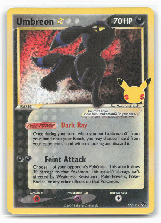 POP Series 5 #017/017 Umbreon Star Pack Fresh