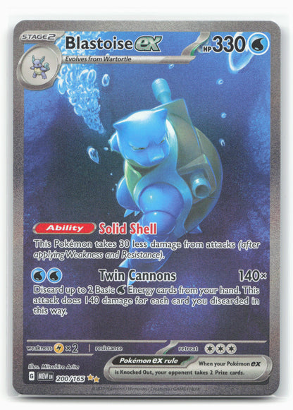 SV: Scarlet & Violet 151 #200/165 Blastoise ex Holo 17663
