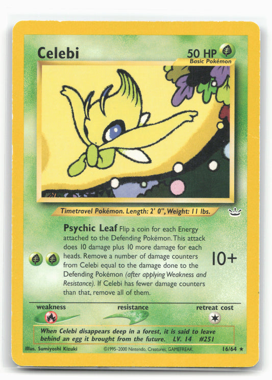 Neo Revelation #16/64 Celebi (16) 17664 Non-Holo