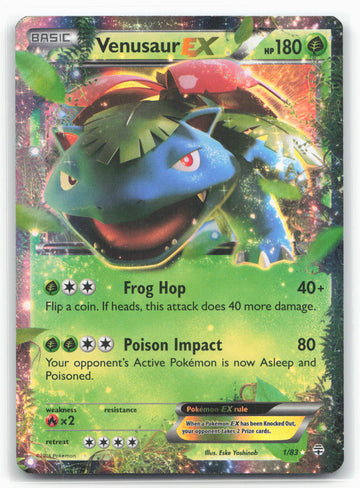 Generations #1/83 Venusaur EX Holo 17667
