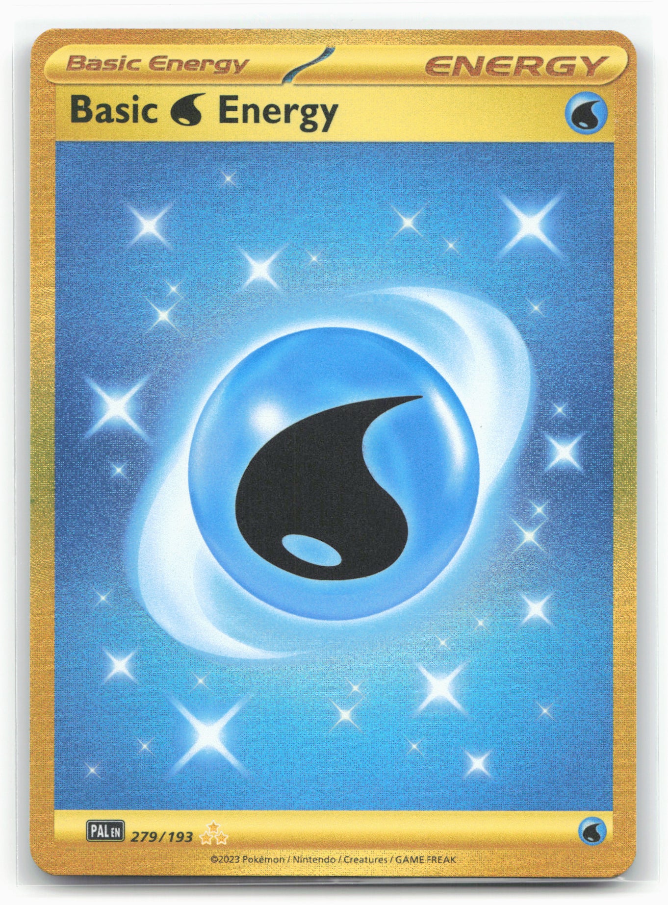 SV02: Paldea Evolved #279/193 Basic Water Energy Holo 17686