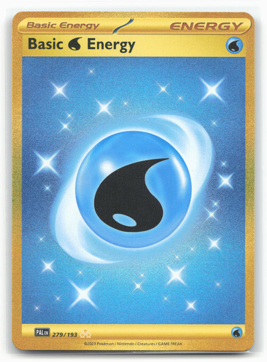 SV02: Paldea Evolved #279/193 Basic Water Energy Holo 17686