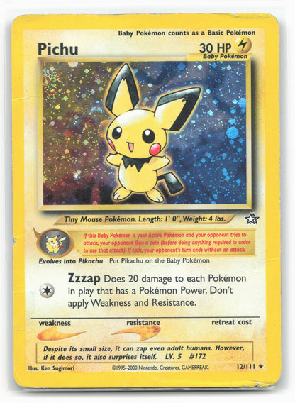 Neo Genesis #012/111 Pichu Holo Swirl HP 17687