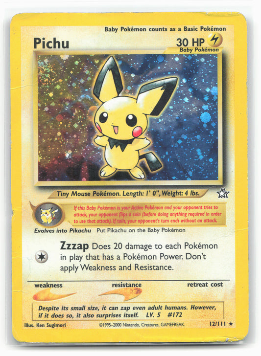 Neo Genesis #012/111 Pichu Holo Swirl HP 17687