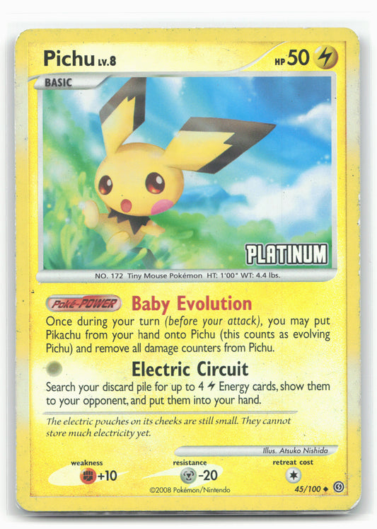 Burger King Promos #045/100 Pichu Holo 17688