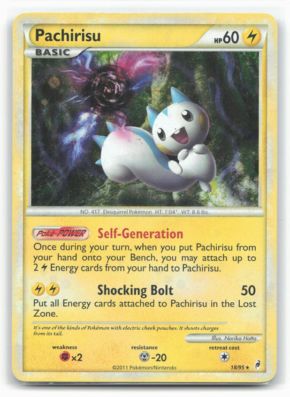 Call of Legends #18/95 Pachirisu Holo Swirl 17689