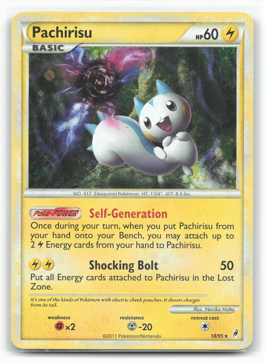 Call of Legends #18/95 Pachirisu Holo Swirl 17689